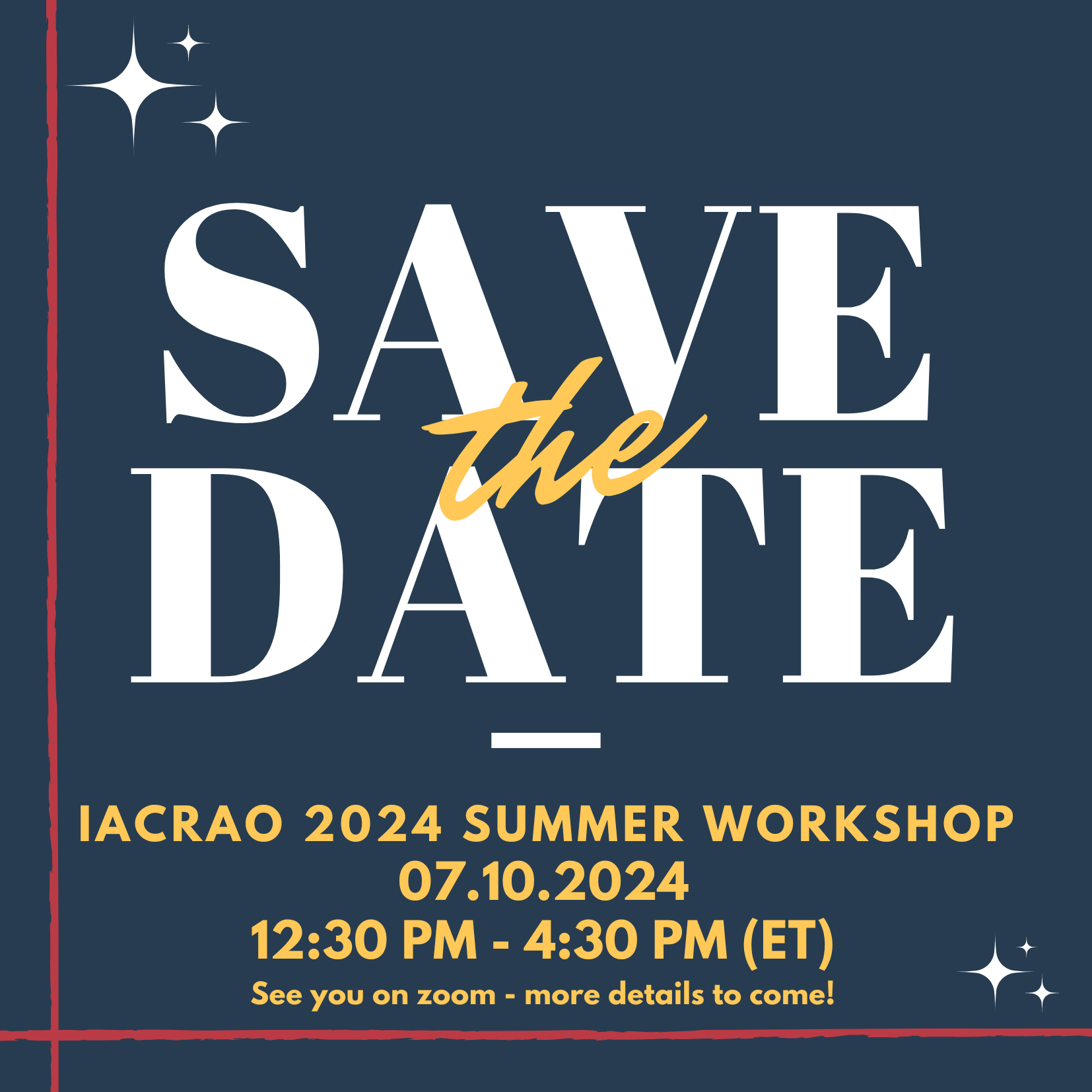 IACRAO Save the Date Image